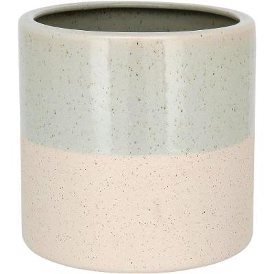 Quios Cachepô 23X24X24Cm Cerâmica Bege