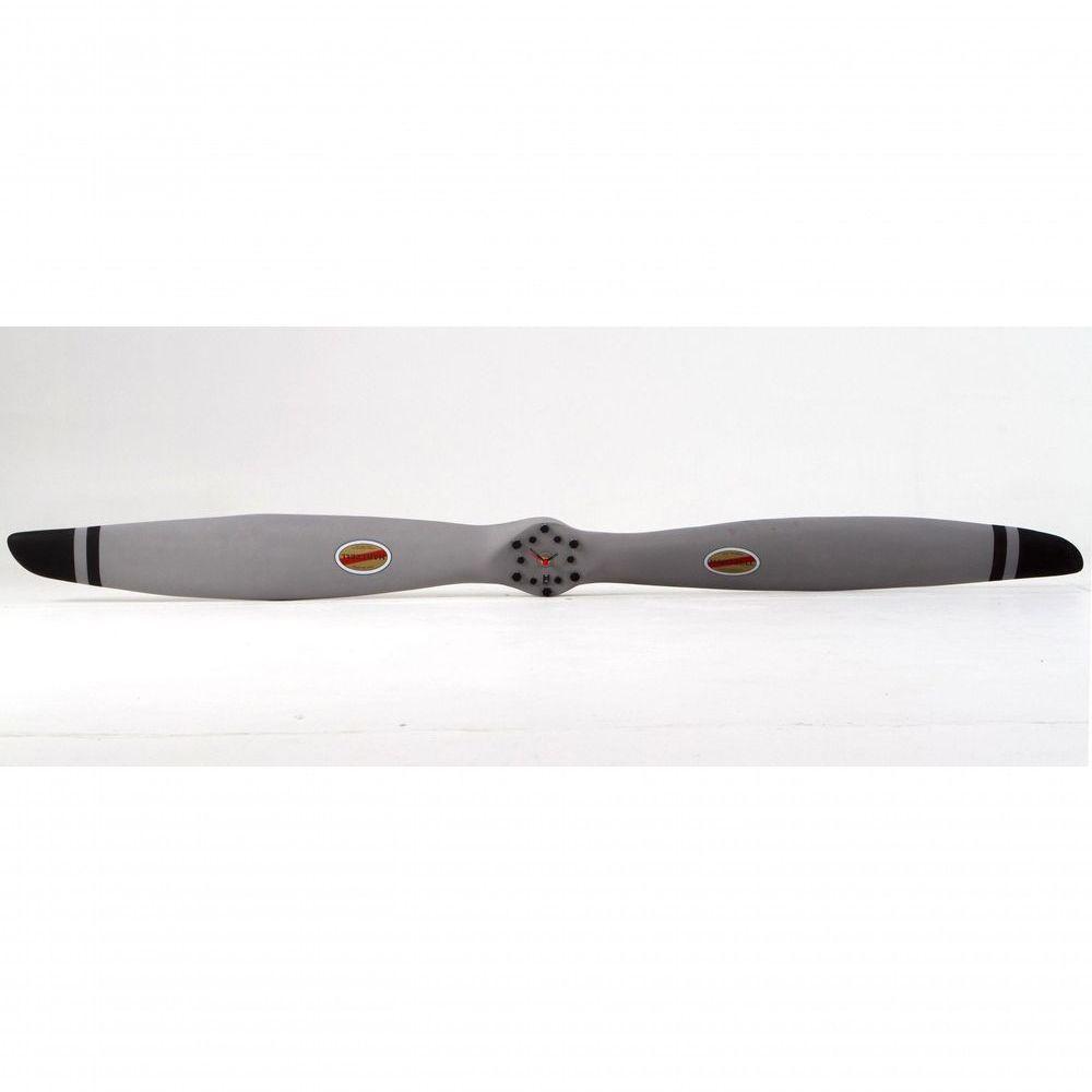 Relógio Decorativo De Parede Hélice Cinza - 1