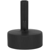 Shape Vaso 18X14X14Cm Cerâmica Preto - 2