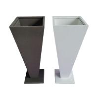 Vaso Taça De Canto Em Mdf (40cm) Marrom Café - 3