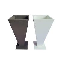 Vaso Taça De Canto Em Mdf (30cm) Branco - 9