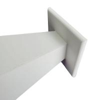 Vaso Taça De Canto Em Mdf (20cm) Branco