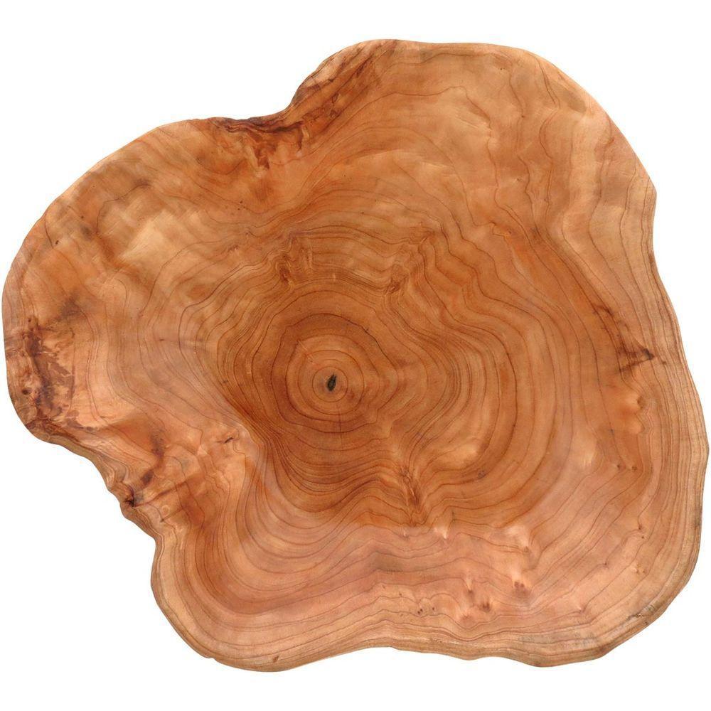 Wood Centro Mesa 14X44X40Cm Madeira Natural - 4