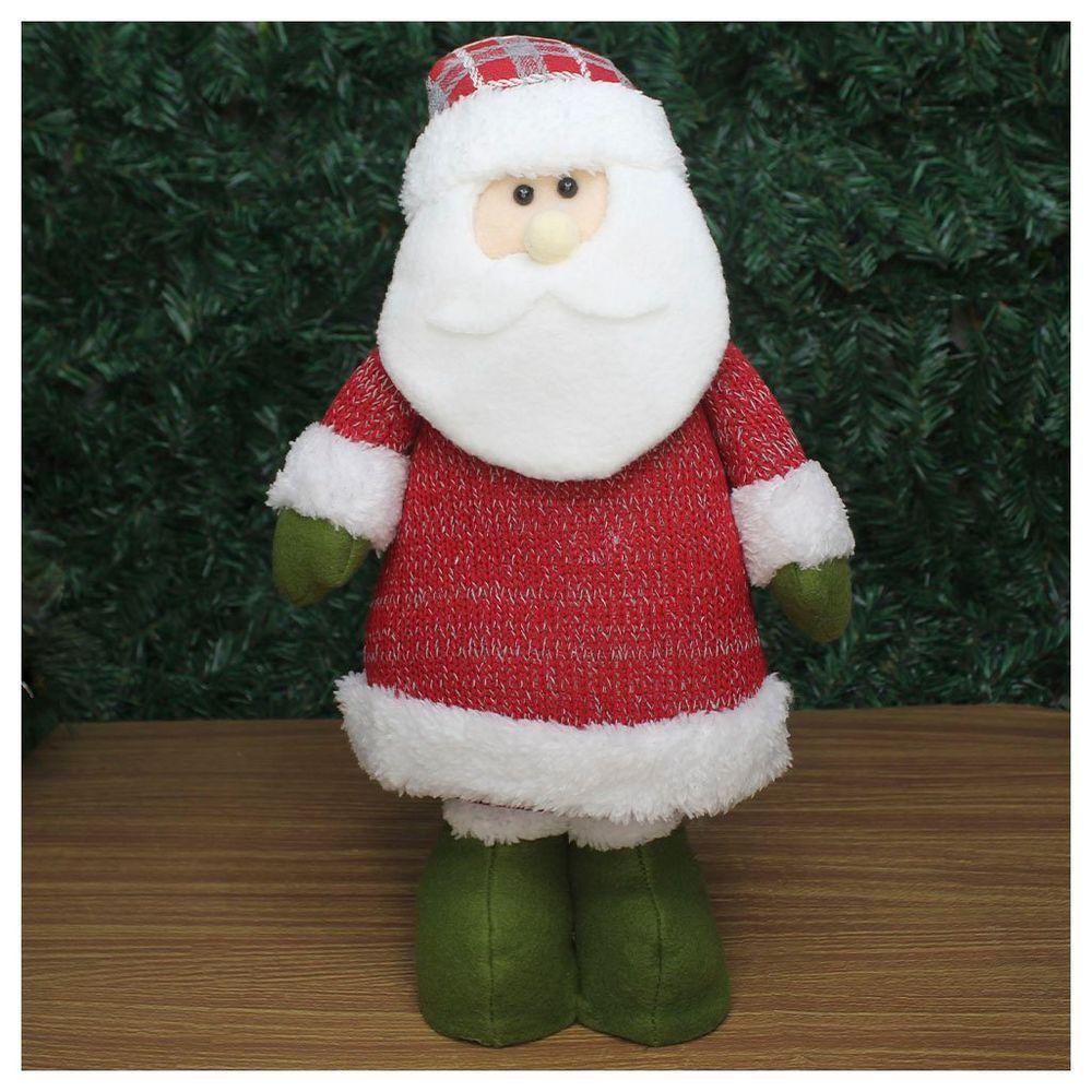 Boneco De Natal Papai Noel Em Tecido 42cm - 1
