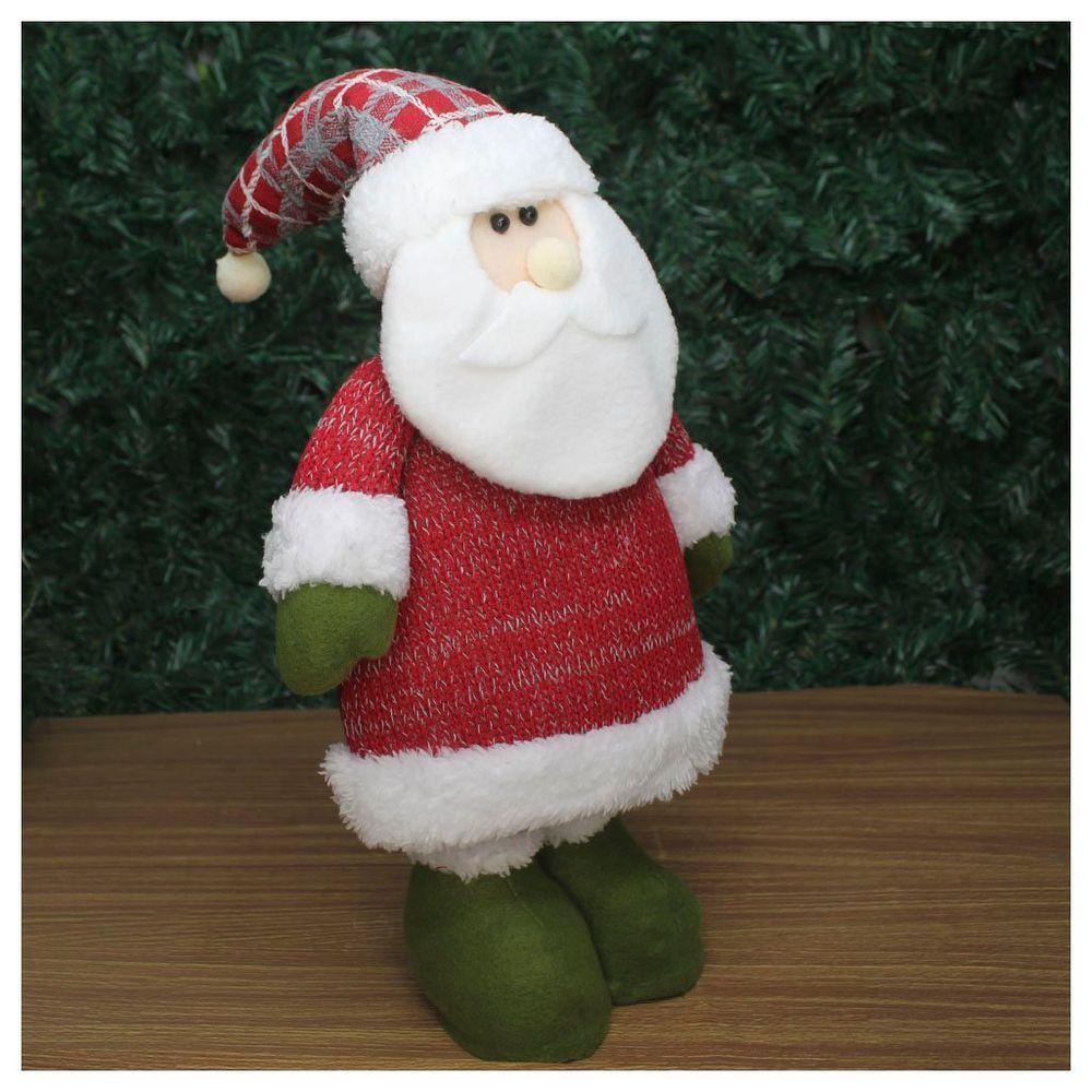 Boneco De Natal Papai Noel Em Tecido 42cm - 2