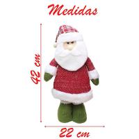 Boneco De Natal Papai Noel Em Tecido 42cm - 3