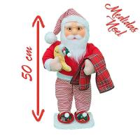 Boneco Natal Papai Noel Dorminhoco Natalino 50cm - 2