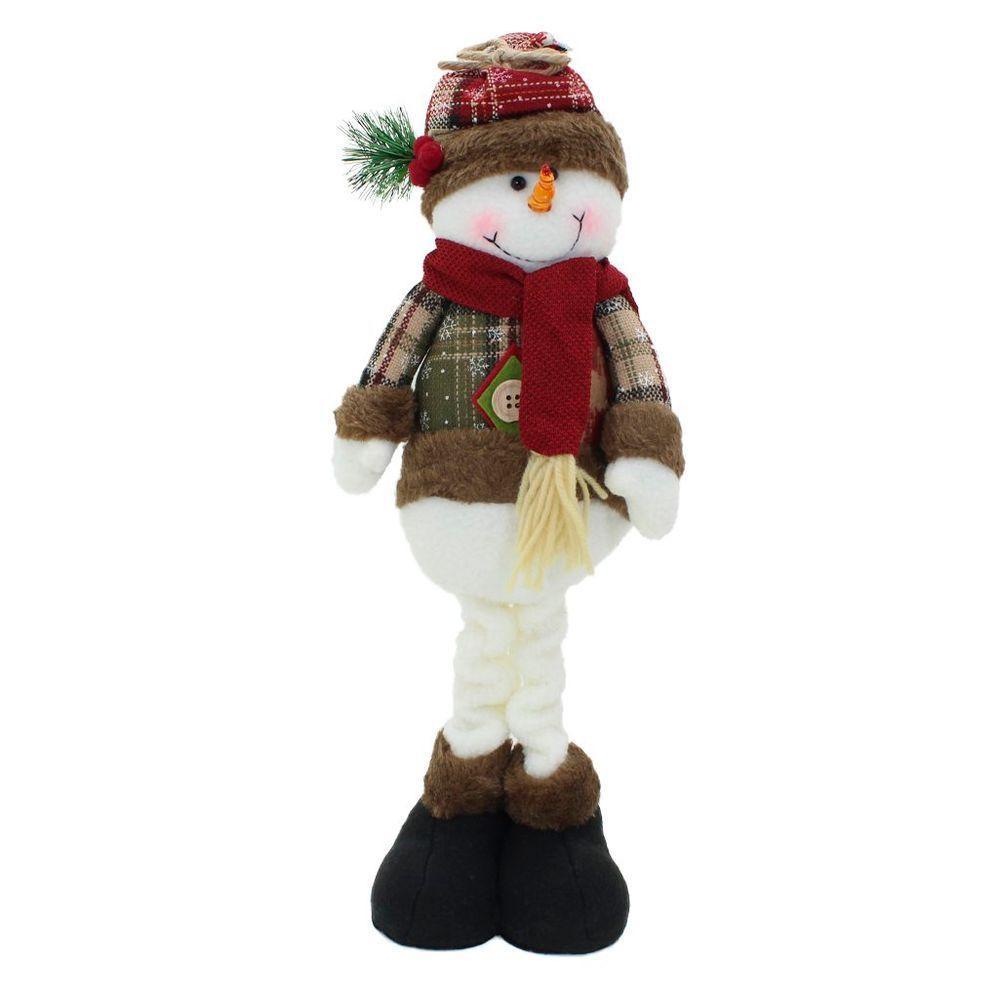 Boneco De Neve Natal Em Tecido 50cm - 1