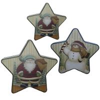 Conjunto De Latas Natalinas Papai Noel Para Doces Chocolates - 3