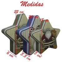 Conjunto De Latas Natalinas Papai Noel Para Doces Chocolates - 4