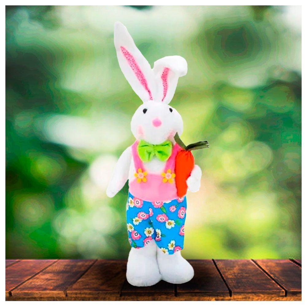 Coelho De Páscoa Decoração Enfeite Coelhinho 48cm - 2
