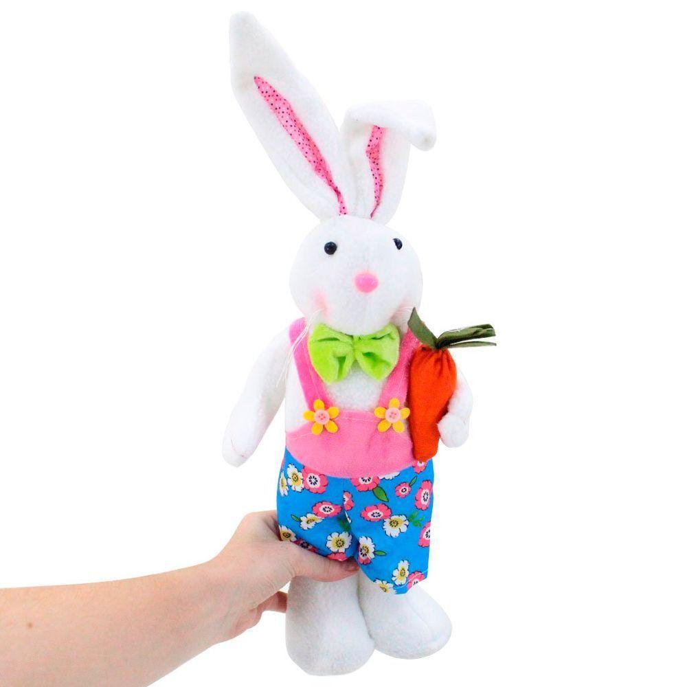 Coelho De Páscoa Decoração Enfeite Coelhinho 48cm - 4