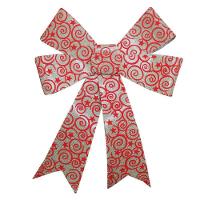 Enfeite árvore Natal Laço Arabesco Com Veludo 42 Cm - 2