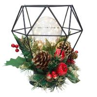 Decoração Lamparina Natal Enfeite Iluminado Natalino 21cm - 2