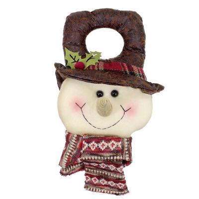 Decoração Enfeite Natal Boneco Neve Colorido árvore De Natal 34,5cm