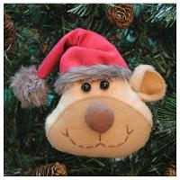 Enfeite Pendente Para árvore De Natal Ursinho 15cm 8 Unidades - 5