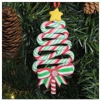 Kit 2 Enfeite Pendente Para árvore De Natal Pinheirinho 13,5cm - 1