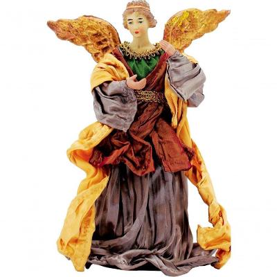 Estátua Natal Estatueta Decorativa Em Resina Anjo Arcanjo 25cm