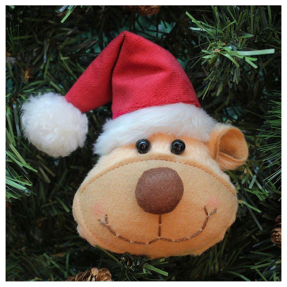 Enfeite Pendente Para árvore De Natal Ursinho 15cm 12 Unidades - 2