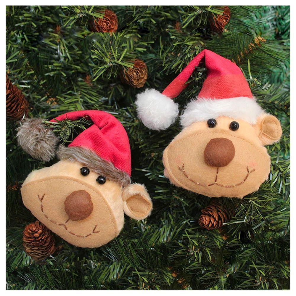 Enfeite Pendente Para árvore De Natal Ursinho 15cm 12 Unidades - 4