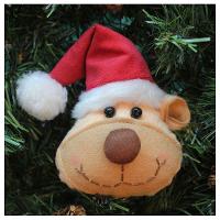 Enfeite Pendente Para árvore De Natal Ursinho 15cm 12 Unidades - 2