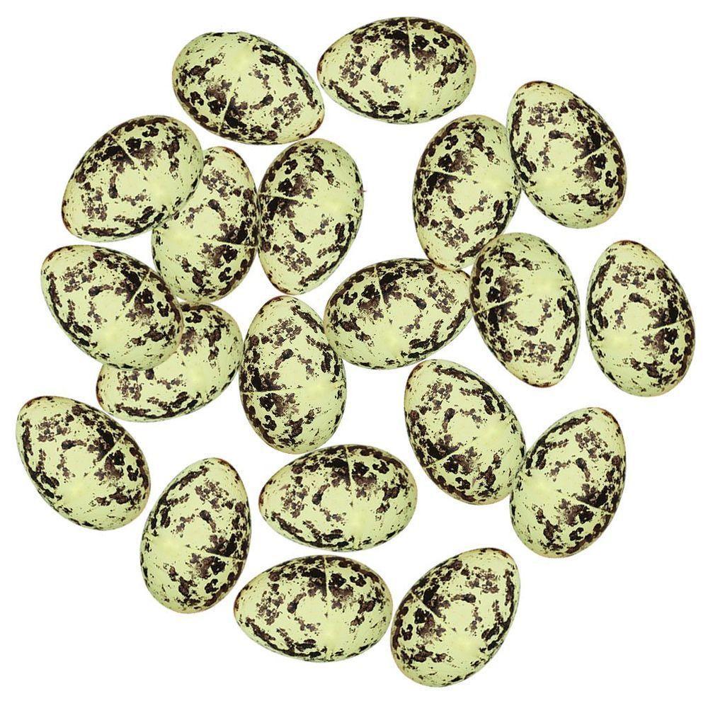 Enfeites Decorativo Bandeja De Ovo De Páscoa Amarelo Isopor - 2