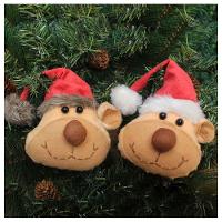 Enfeite Pendente Para árvore De Natal Ursinho 15cm 4 Unidades - 1