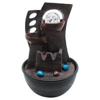 Fonte De água Decorativa Cascata 2 Quedas Luz De Led Bivolt - 1