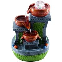 Fonte De água Decorativa Resina Cascata 3 Quedas 5268 Bivolt - 6