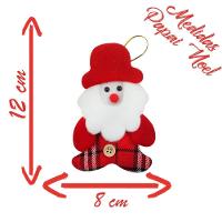 Kit 36 Pendente Natal Enfeite Natalino Tecido Feltro 12cm - 3