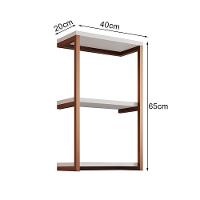 Nicho De Parede Industrial Para Quarto 3 Prateleiras Milão - Cobre E Branco - Preto - 3