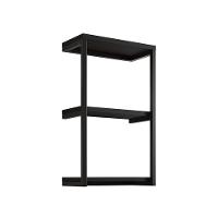 Nicho De Parede Industrial Para Quarto 3 Prateleiras Milão - Preto - Preto - 3