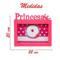 Porta Retrato Princesa Rosa 20x15cm - 3