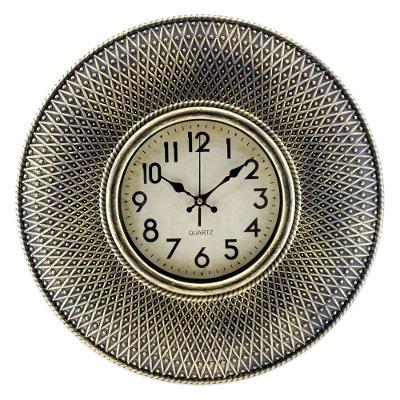 Relógio De Parede Decorativo Clássico 40cm Dourado