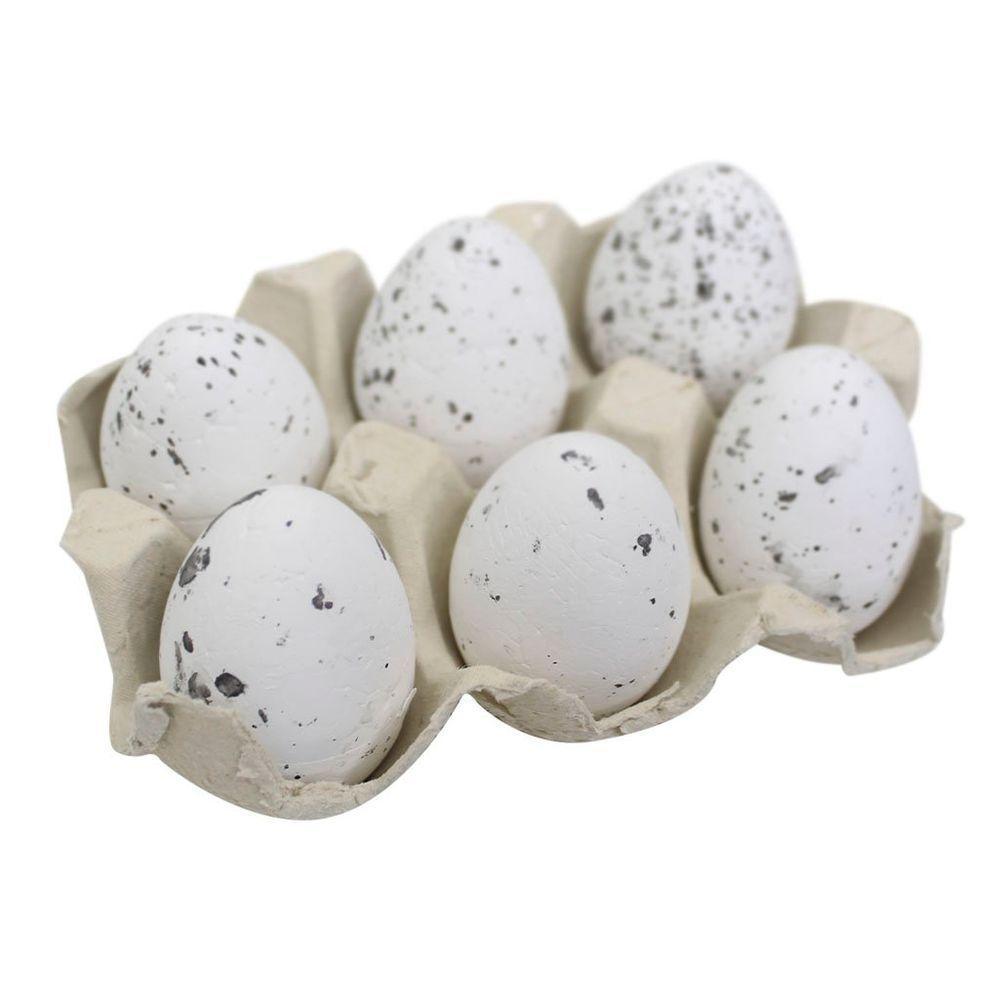 Kit Enfeites Decorativo Bandeja De Ovos De Páscoa Isopor - 1