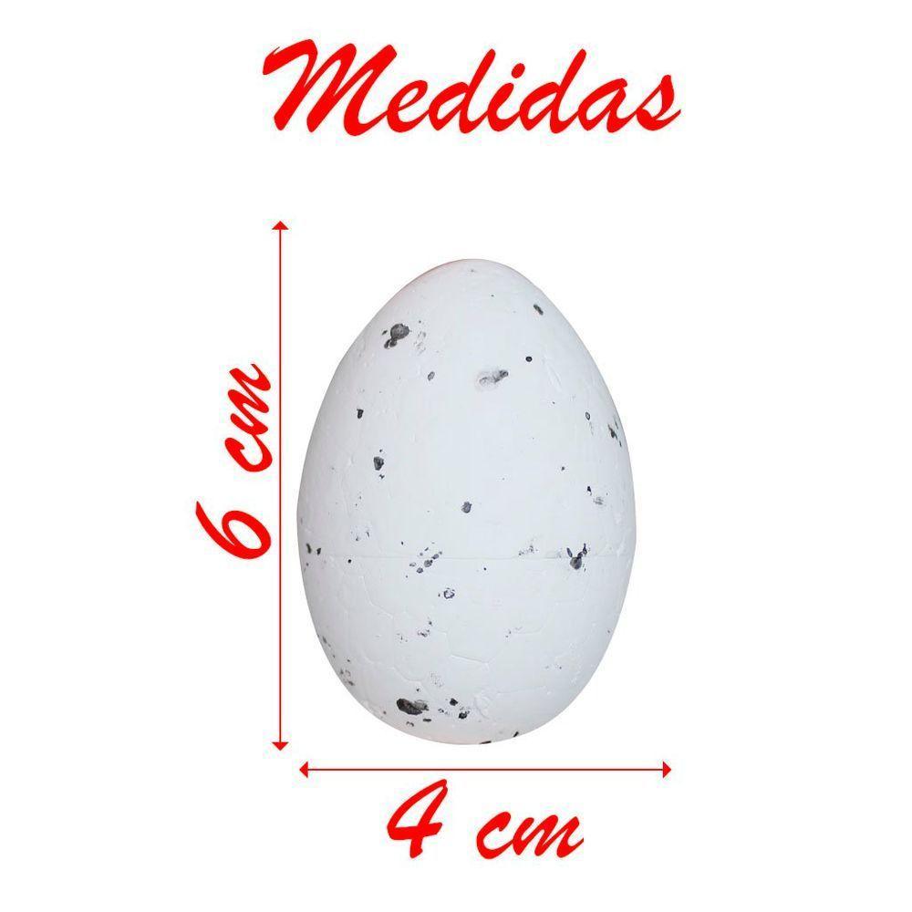 Kit Enfeites Decorativo Bandeja De Ovos De Páscoa Isopor - 4