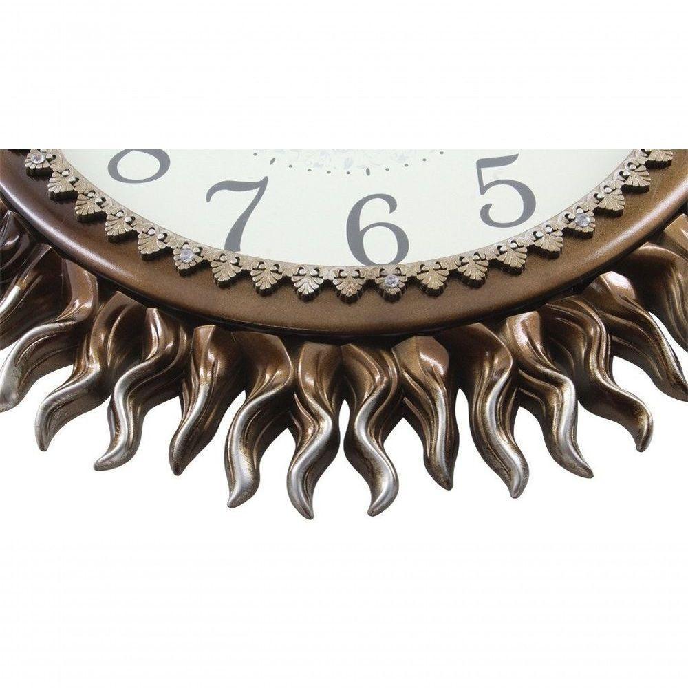 Relógio De Parede Místico Solar Oriental 45cm Bronze - 2