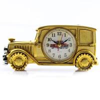 Relógio De Mesa Customizado Calhambeque Old School Dourado - 1