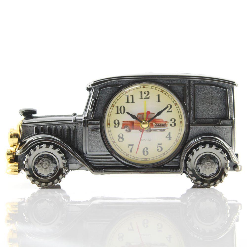 Relógio De Mesa Customizado Calhambeque Old School Chumbo - 1