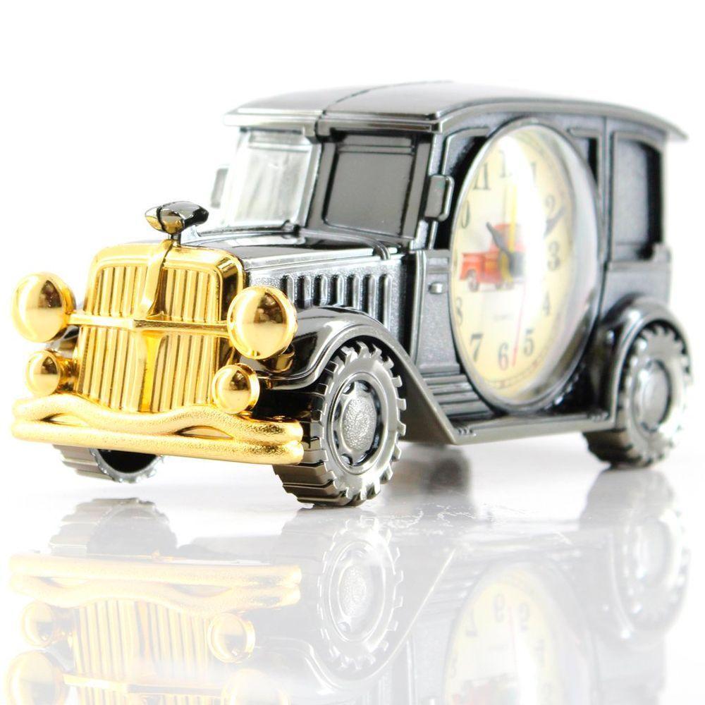 Relógio De Mesa Customizado Calhambeque Old School Chumbo - 4