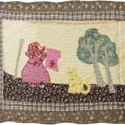 Tapete Patchwork Cozinha Quarto Camponesa 100% Algodão 2,40m X 41cm