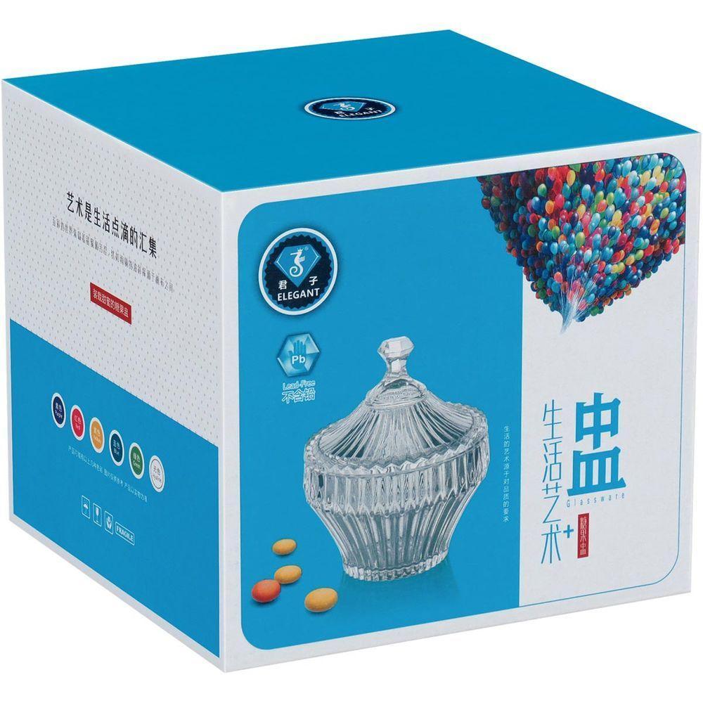 Violin Potiche 13X12X12Cm Vidro Transp - 5