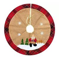 Saia Para árvore De Natal Temática Boneco De Neve 68cm - 1