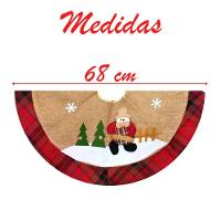 Saia Para árvore De Natal Temática Boneco De Neve 68cm - 2