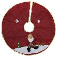 Saia Para árvore De Natal Temática Papai Noel 60cm - 1