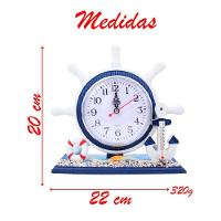 Relógio De Mesa Timão Náutico Termômetro Marítimo - 4