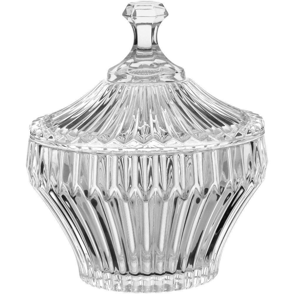 Violin Potiche 20X17X17Cm Vidro Transp - 1