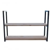 2 Prateleiras Em Ferro Reforçada P/ Home Office De Teto 100x20cm - 1