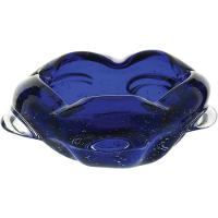 Jemima Centro Mesa 8X19X18Cm Vidro Azul - 1