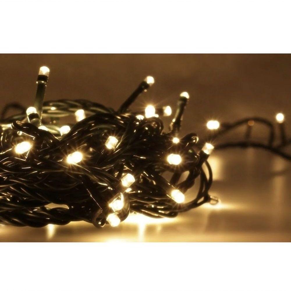 Jogo 4 Pisca Pisca 100 Lâmpadas Led Branco 8 Funções 127V - 3